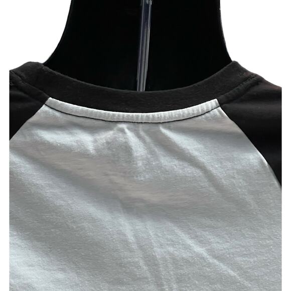 Spider-Man Marvel Comics Group Raglan Tee Mens Medium | Black White Disney Shirt - Picture 5 of 9